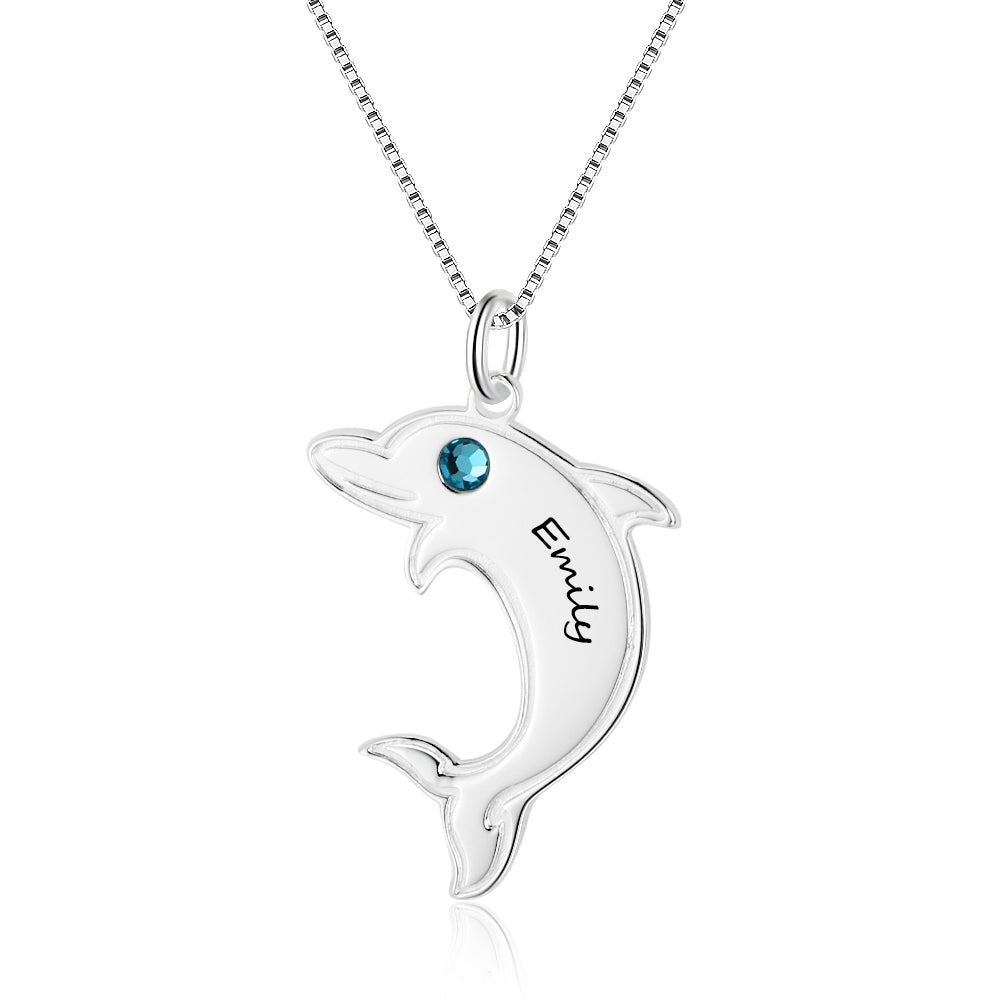 Custom Dolphin Necklace - iYdr