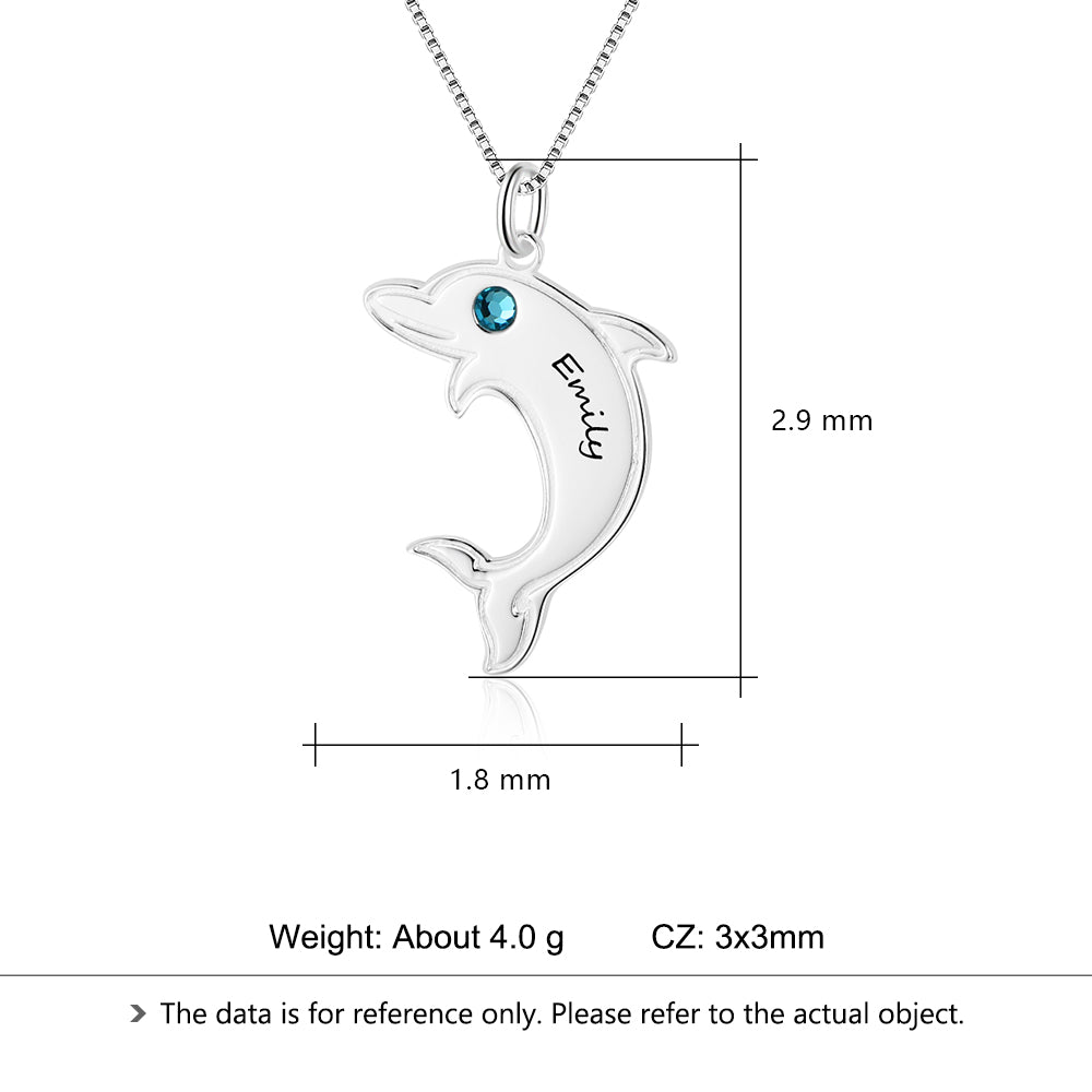 Custom Dolphin Necklace - iYdr