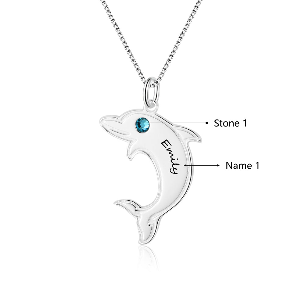 Custom Dolphin Necklace - iYdr