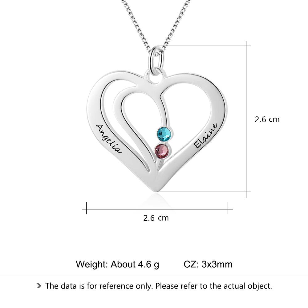 Custom Heart Necklace - iYdr