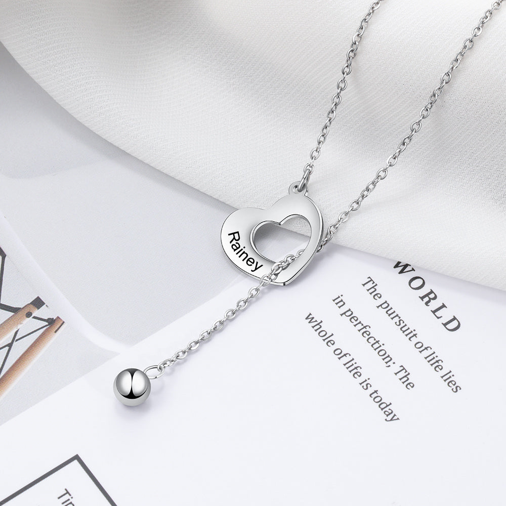 Engraving Stainless Steel Necklace