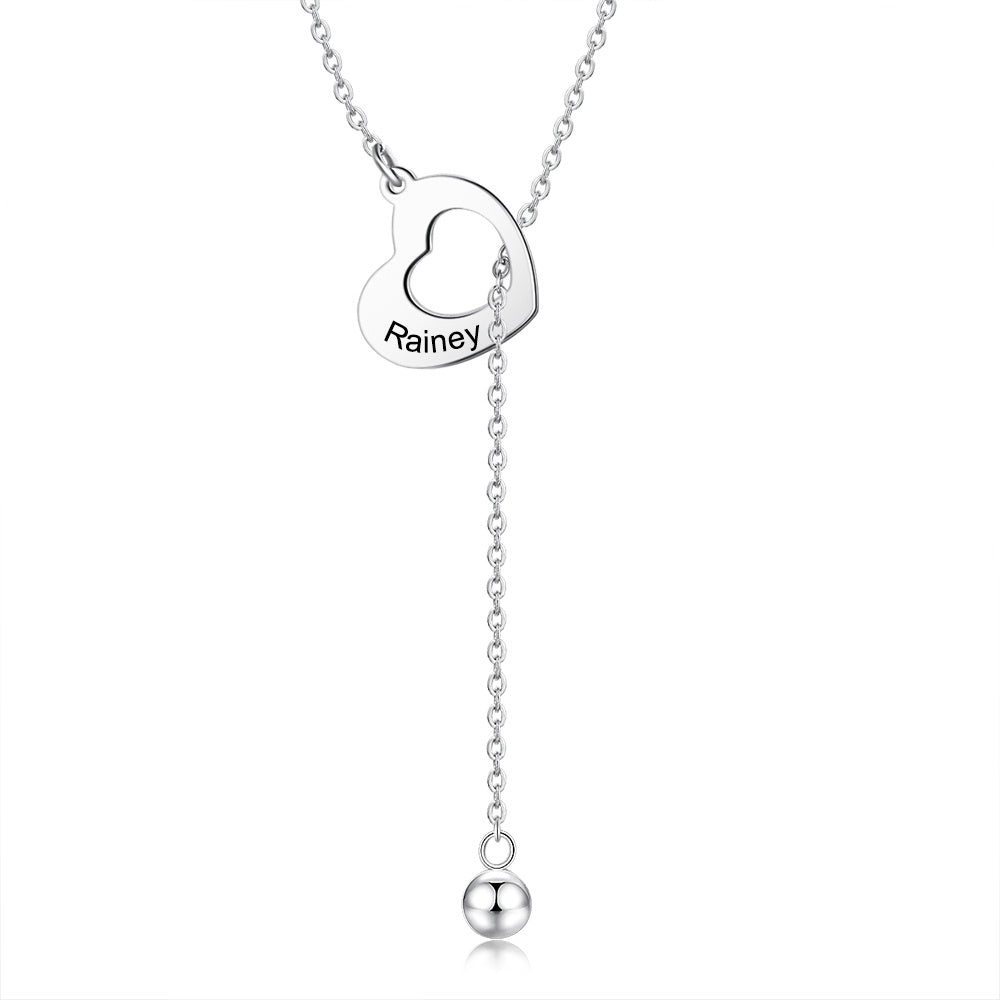 Engraving Stainless Steel Necklace