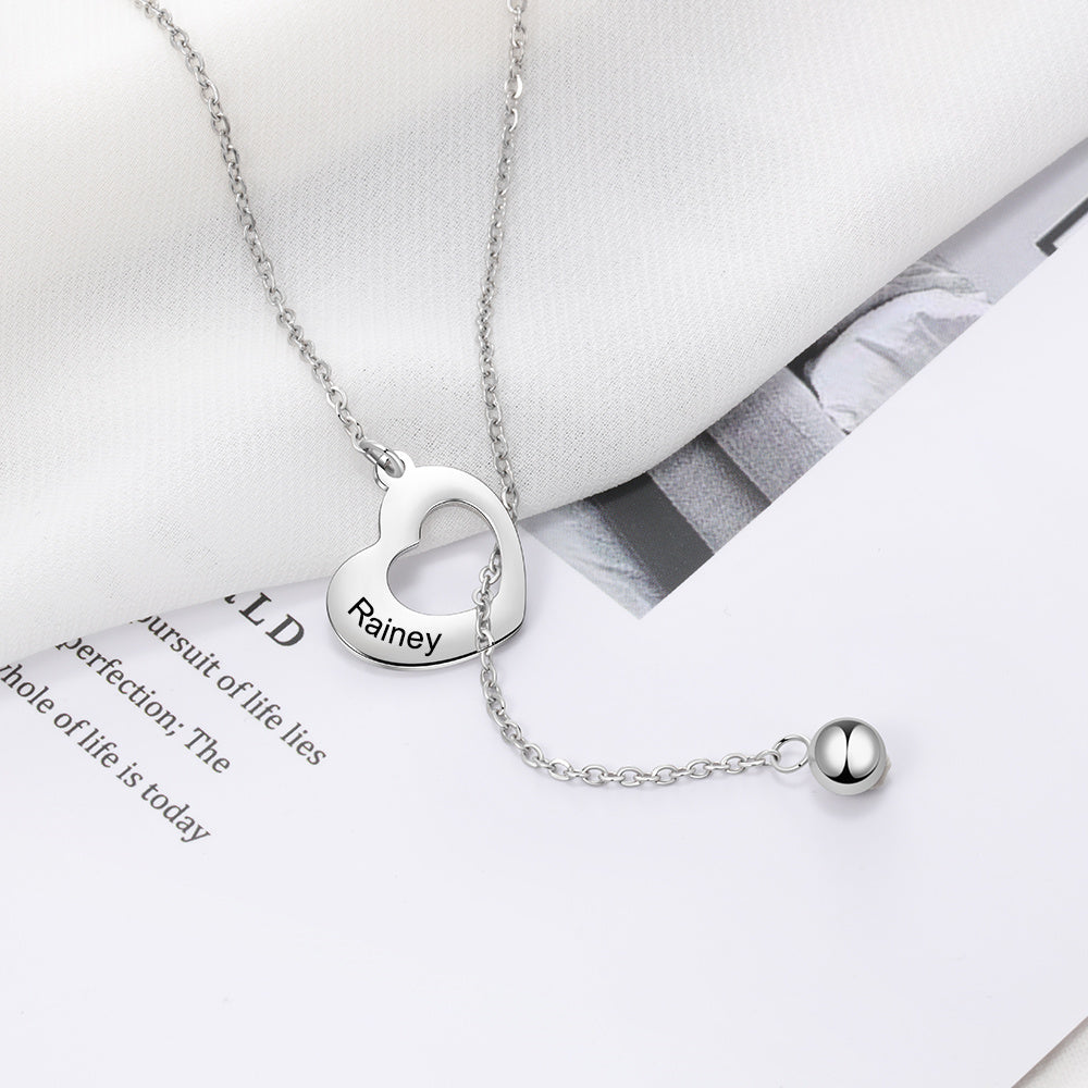 Engraving Stainless Steel Necklace