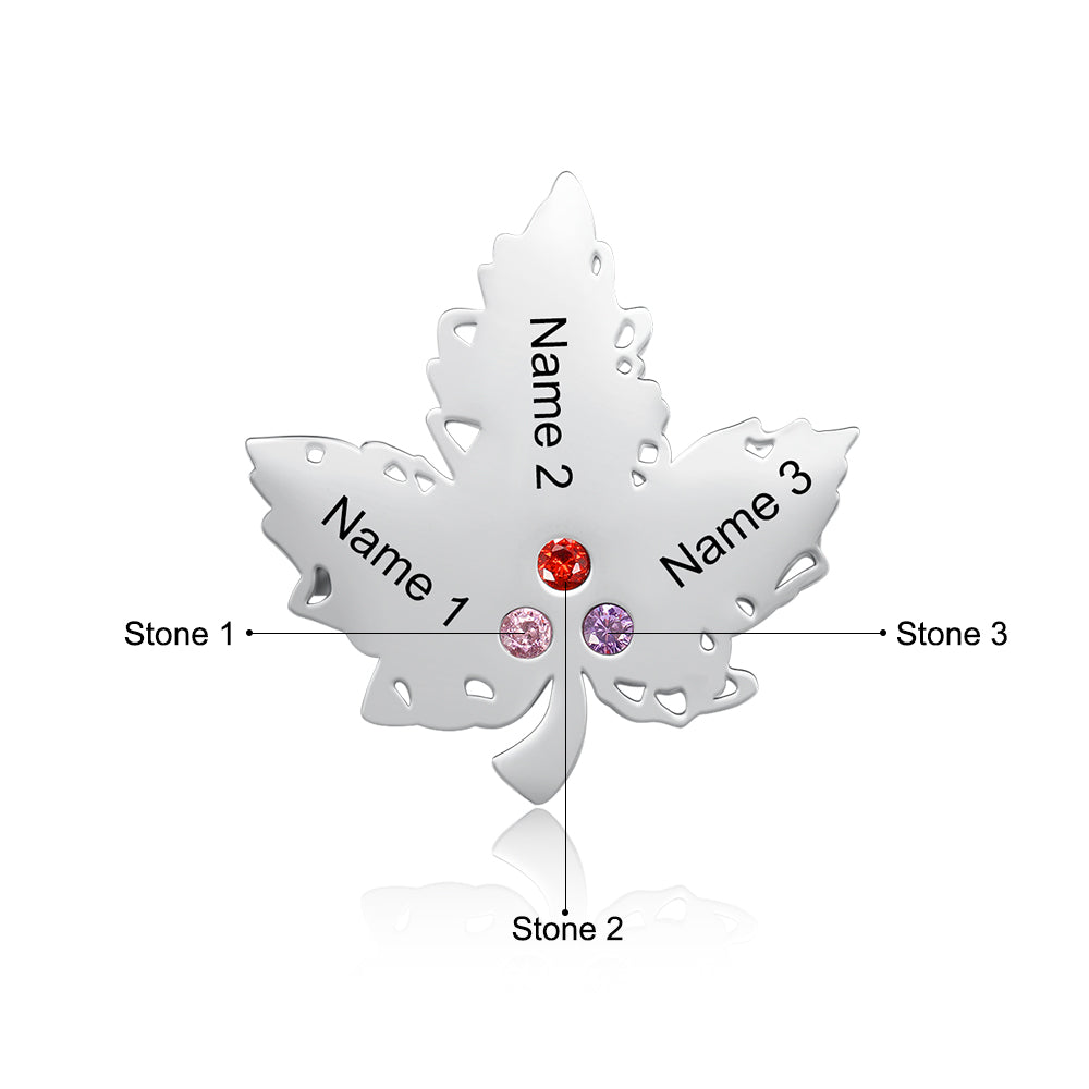 Maple Leaf Brooch