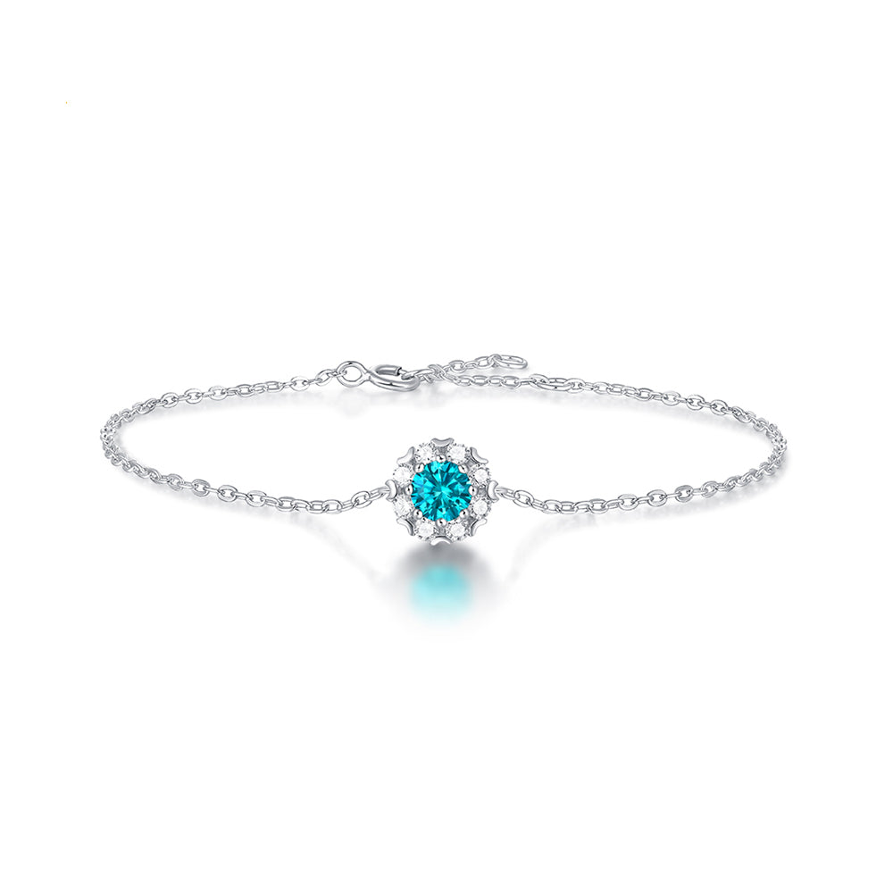 925 Sterling Silver Moissanite Bracelet