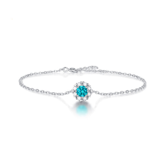 925 Sterling Silver Moissanite Bracelet