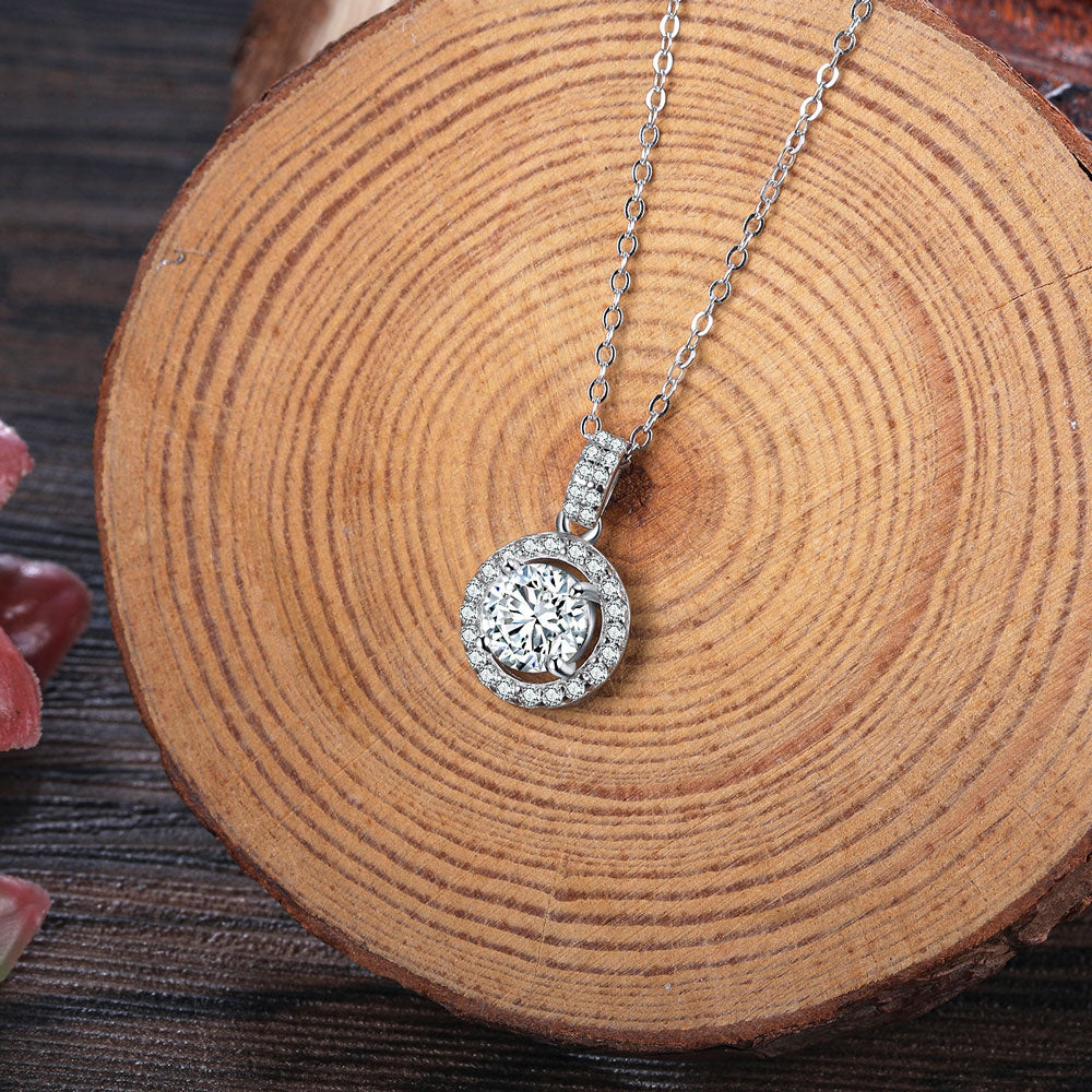 925 Silver Moissanite Necklace