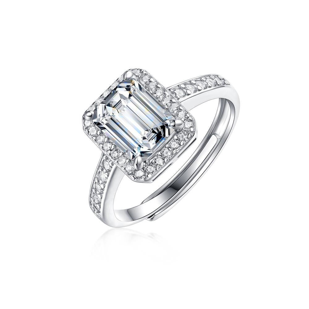 925 Silver Moissanite Ring - iYdr