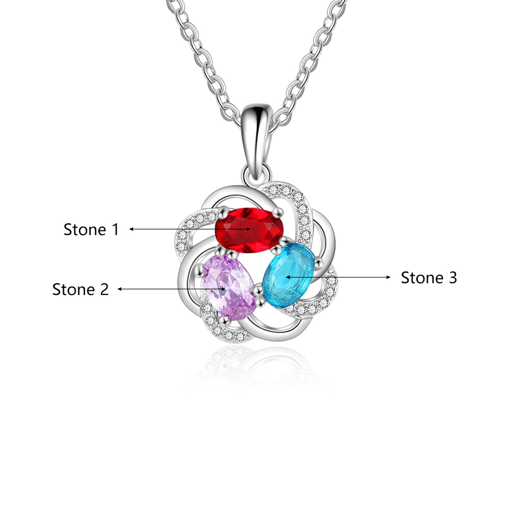 Custom Birthstone Necklace - iYdr