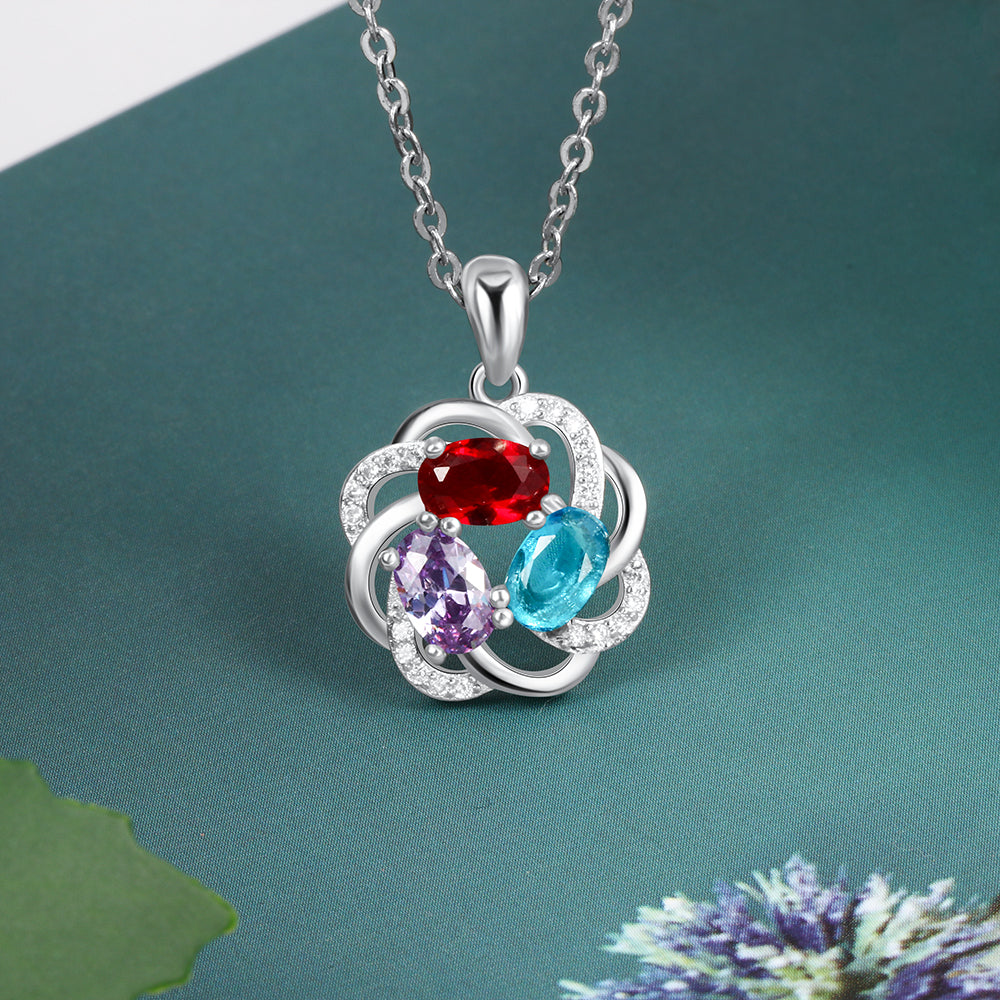 Custom Birthstone Necklace - iYdr