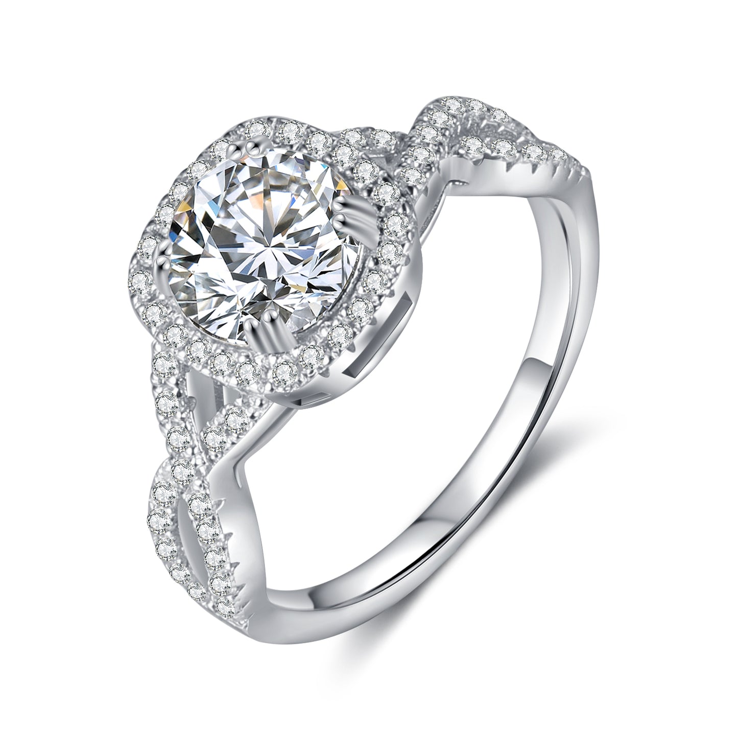 Moissanite S925 Silver Couple Ring - iYdr