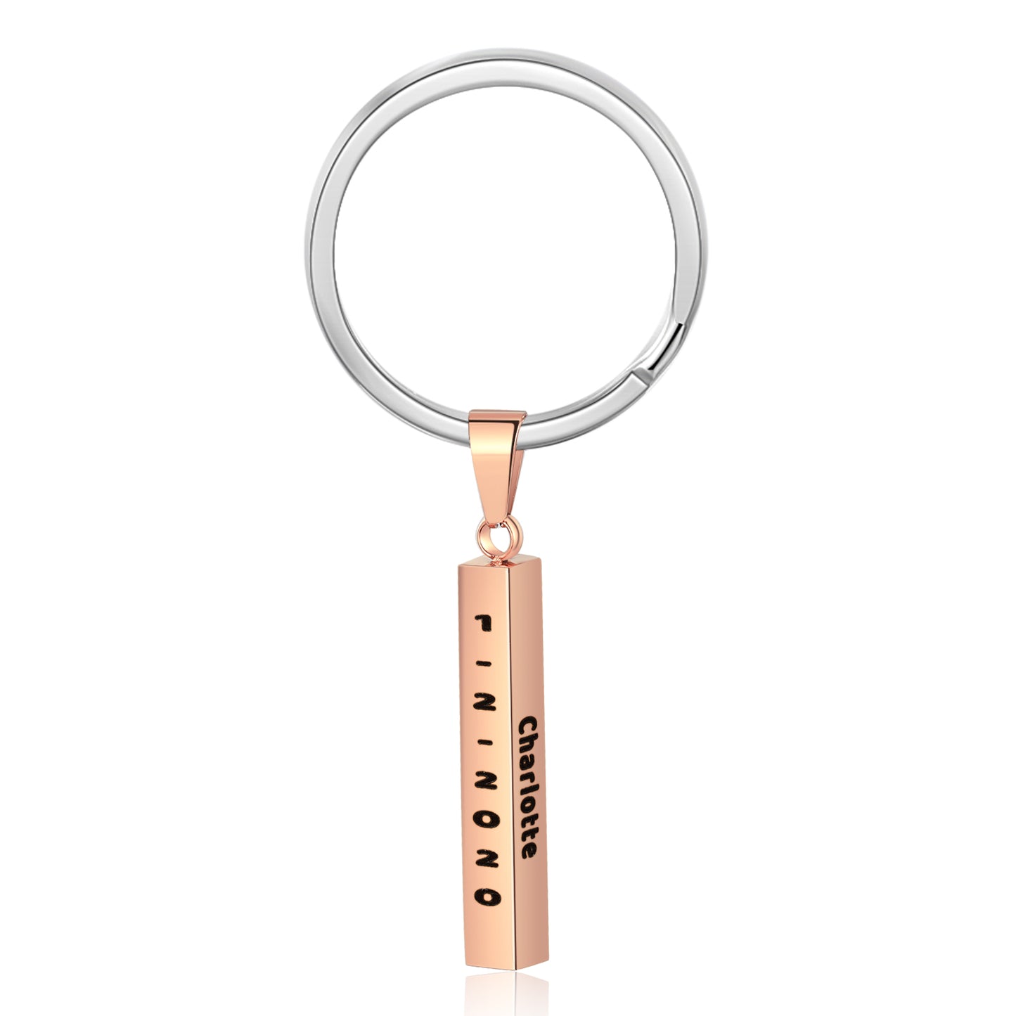 Personalized Stainless Steel Keychain