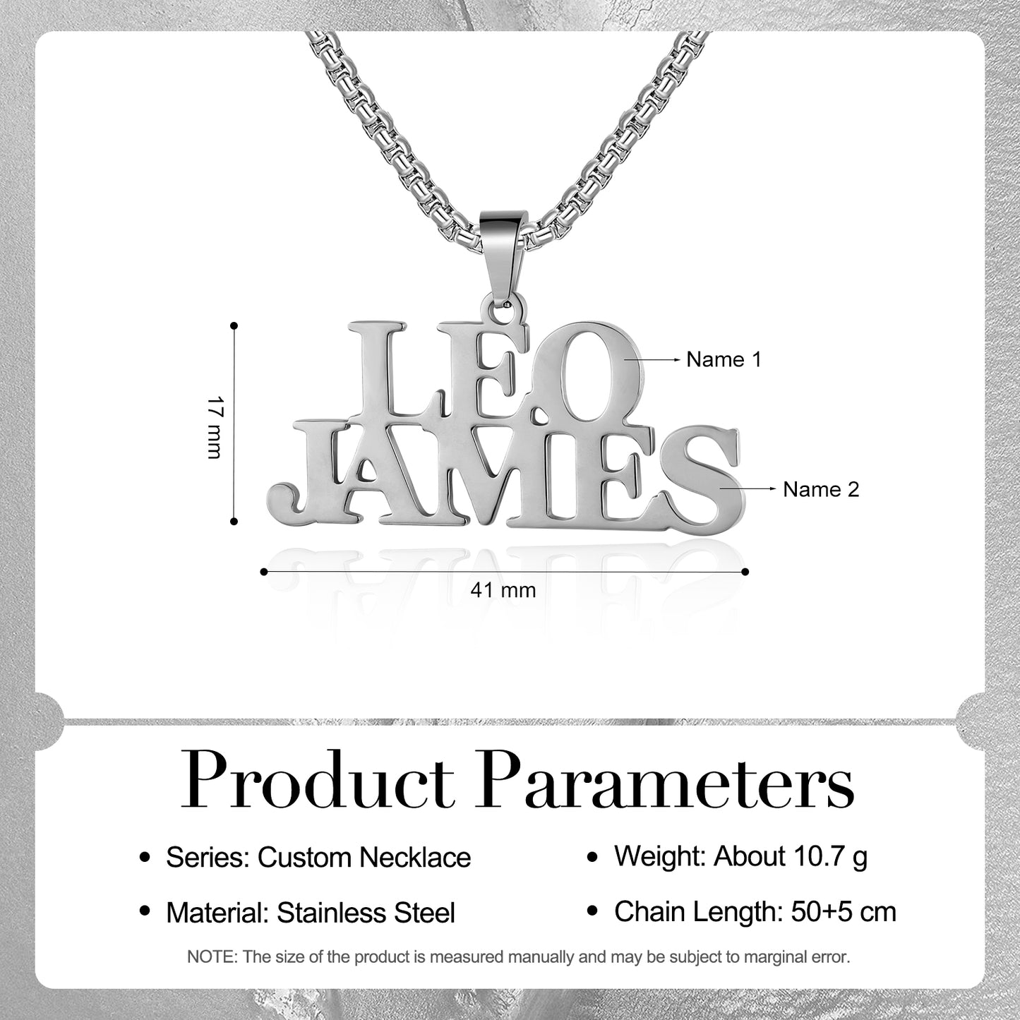 Stainless Steel Custom Name Necklace