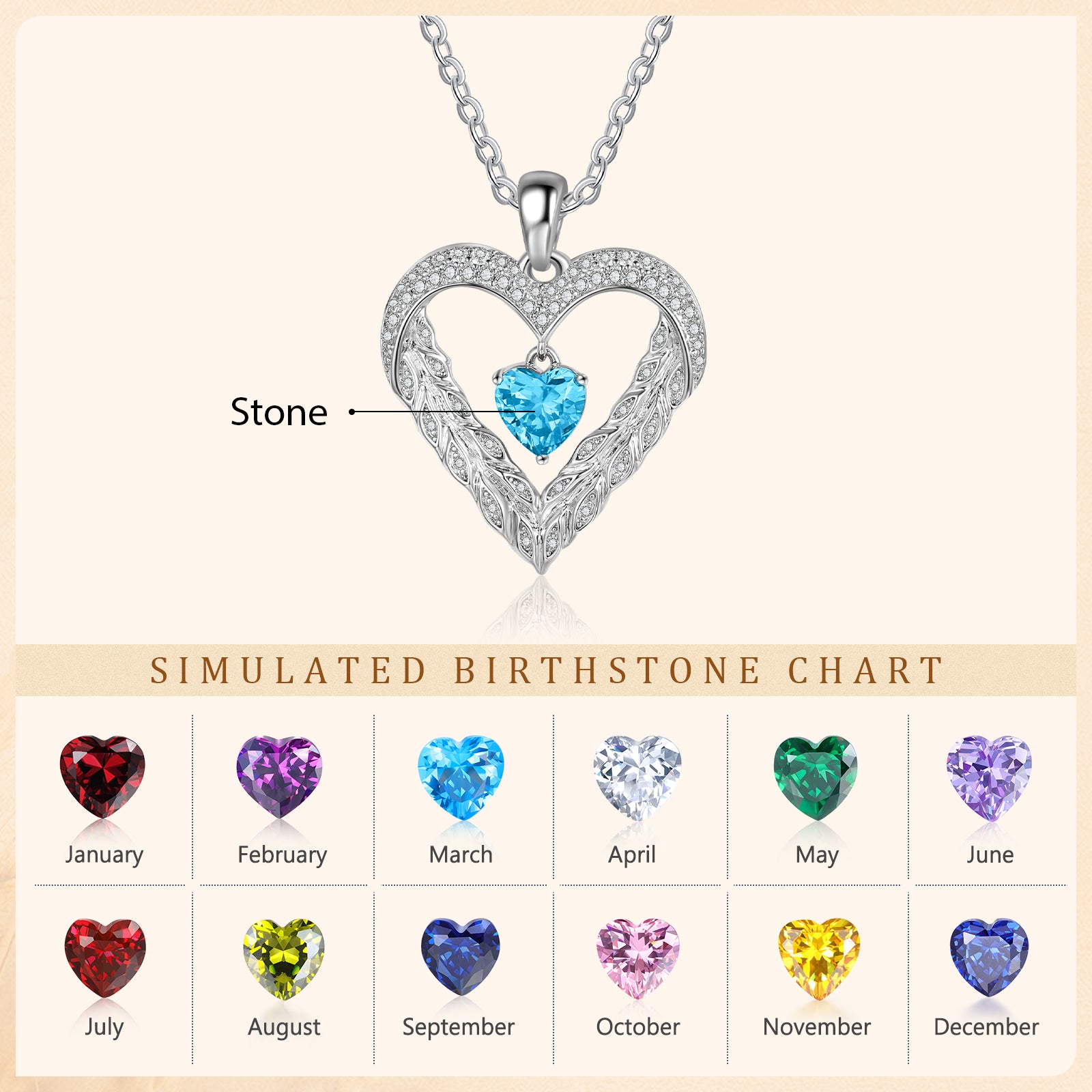 Custom Heart Necklace - iYdr