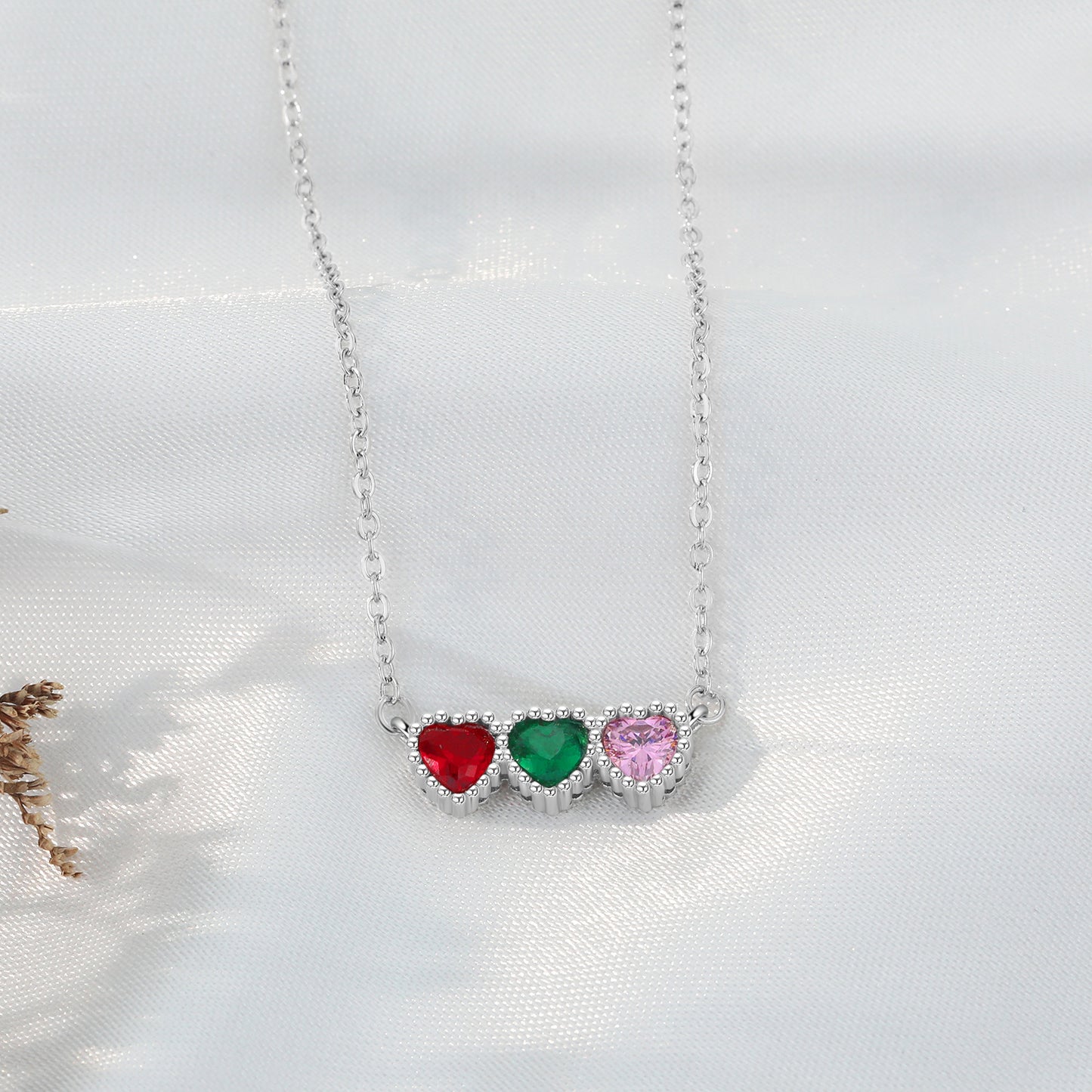 Custom Birthstone Necklace - iYdr