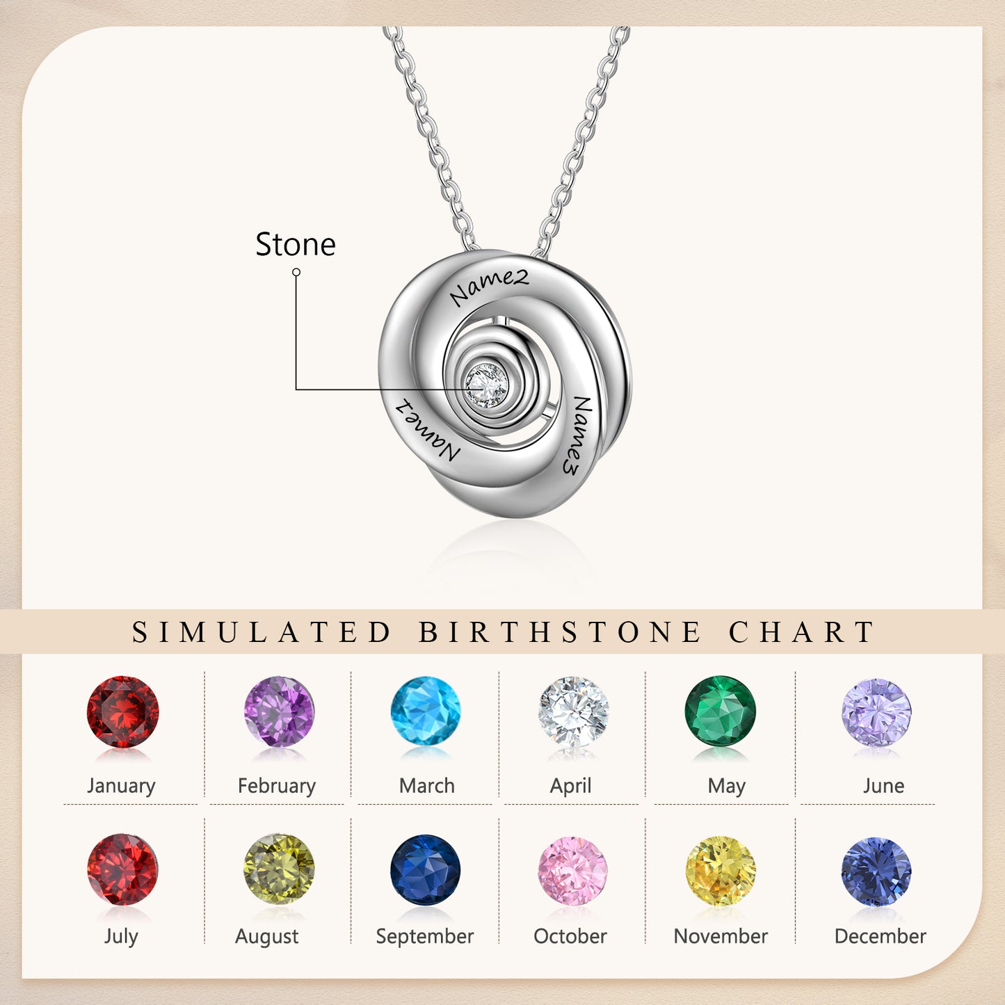 Custom Circle Necklace - iYdr