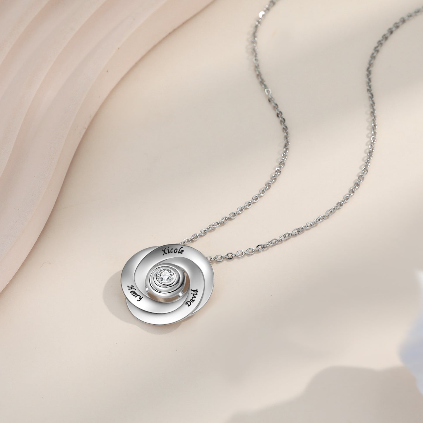 Custom Circle Necklace - iYdr