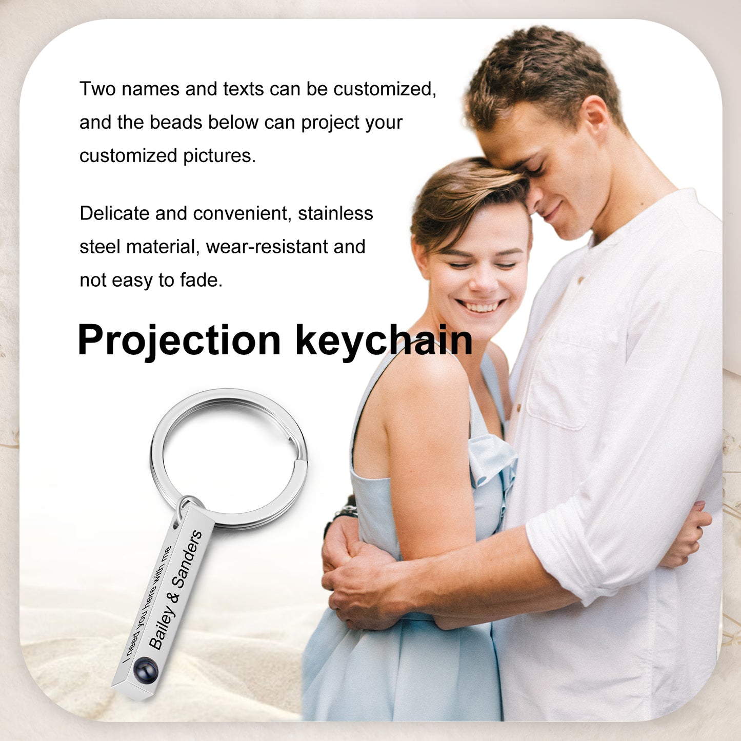 Photo Projection Keychain