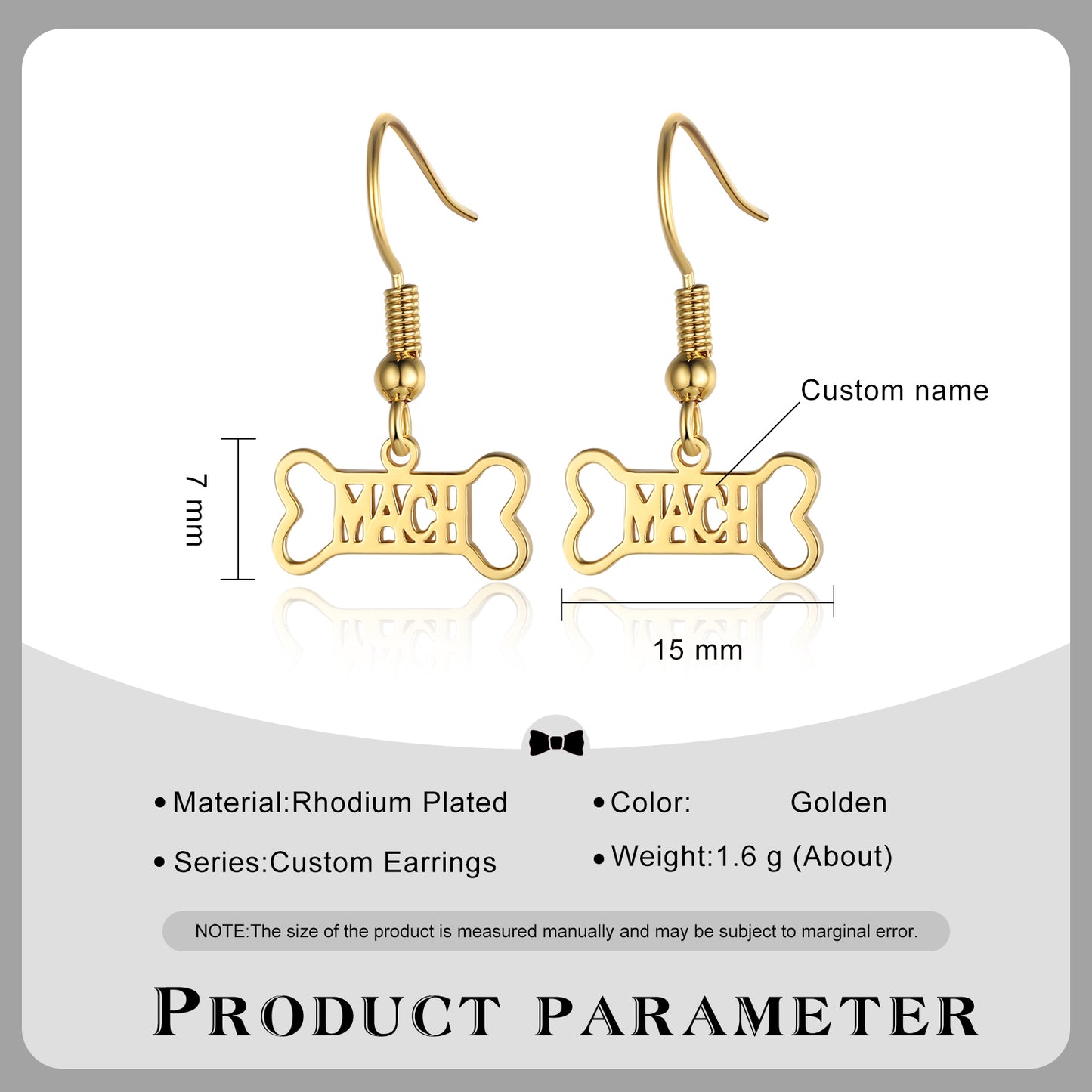 Custom Name Earring