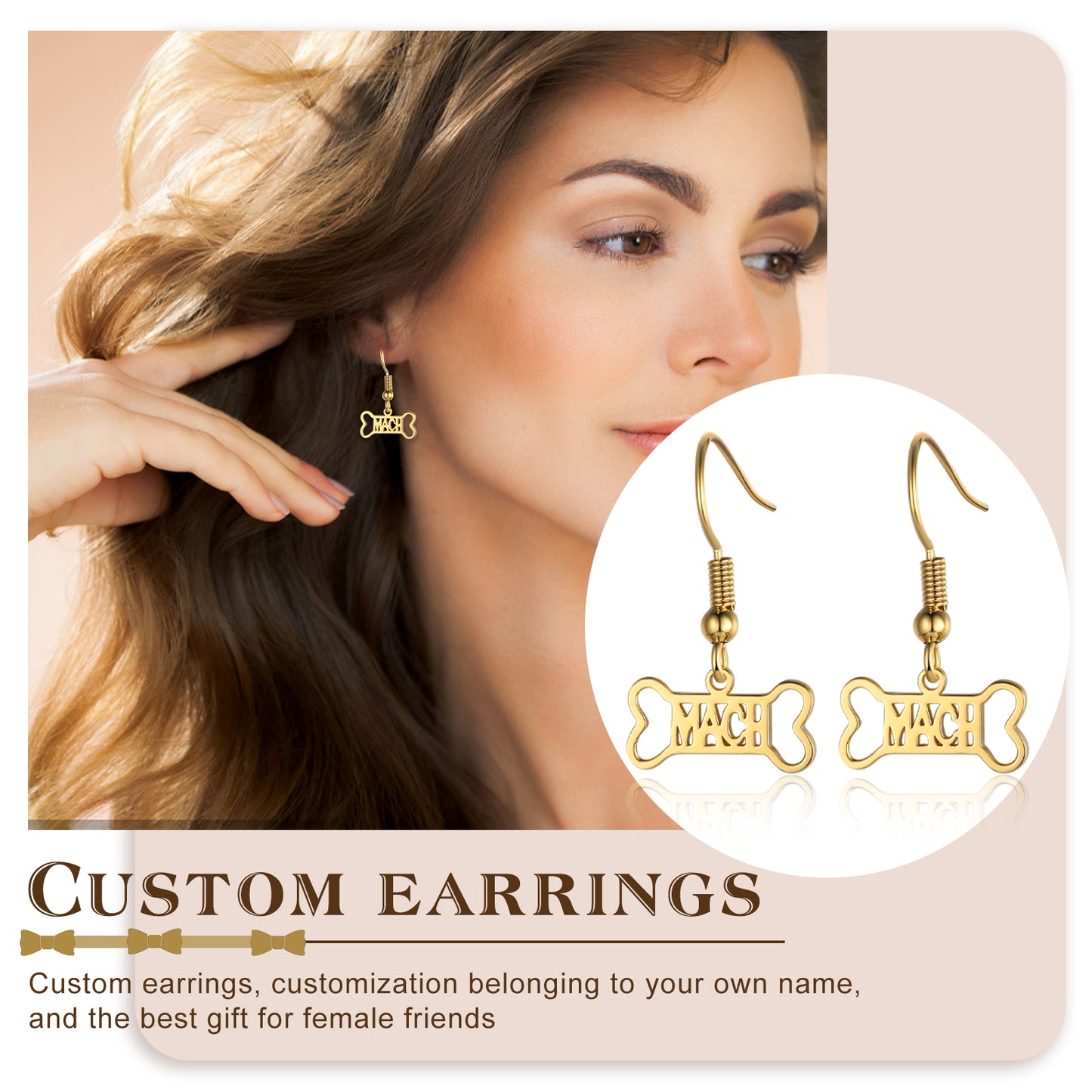 Custom Name Earring