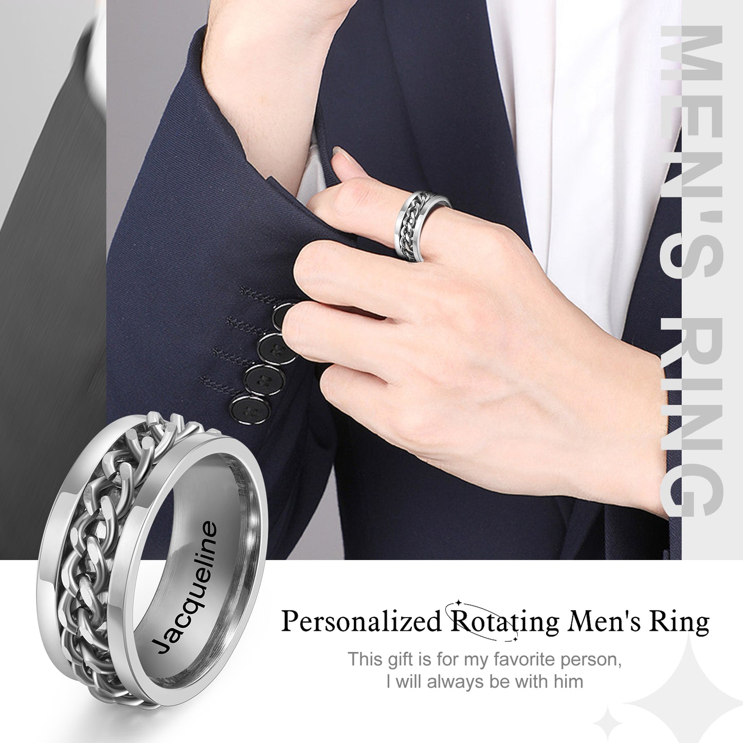 Custom Stainless Steel Ring - iYdr