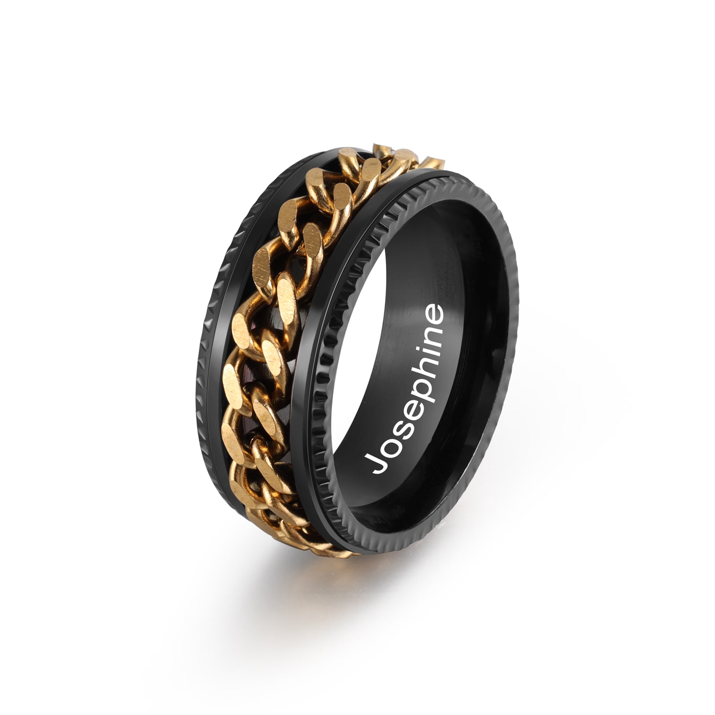 Custom Roratable Men's Ring - iYdr