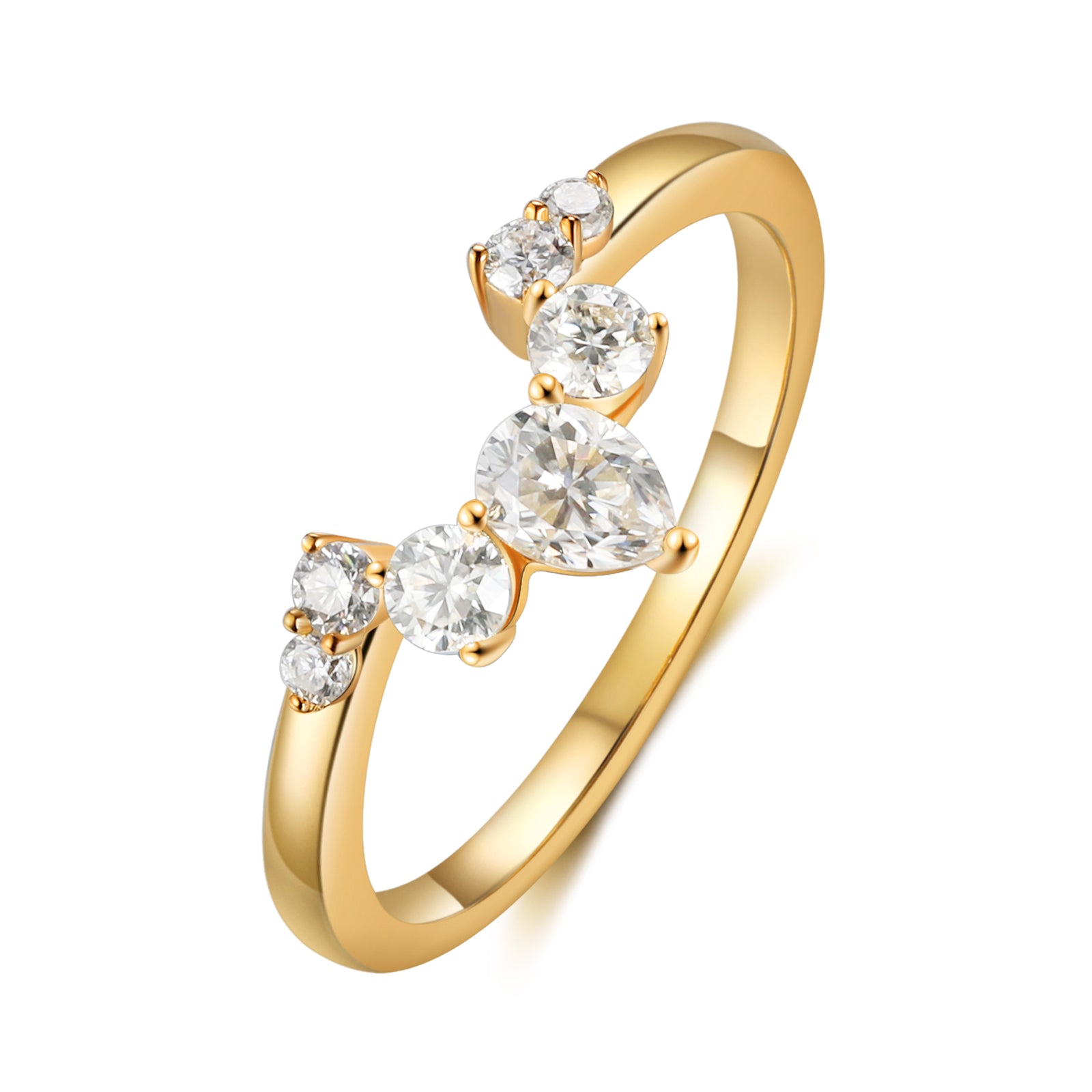 K Gold Natural Morganite Ring - iYdr