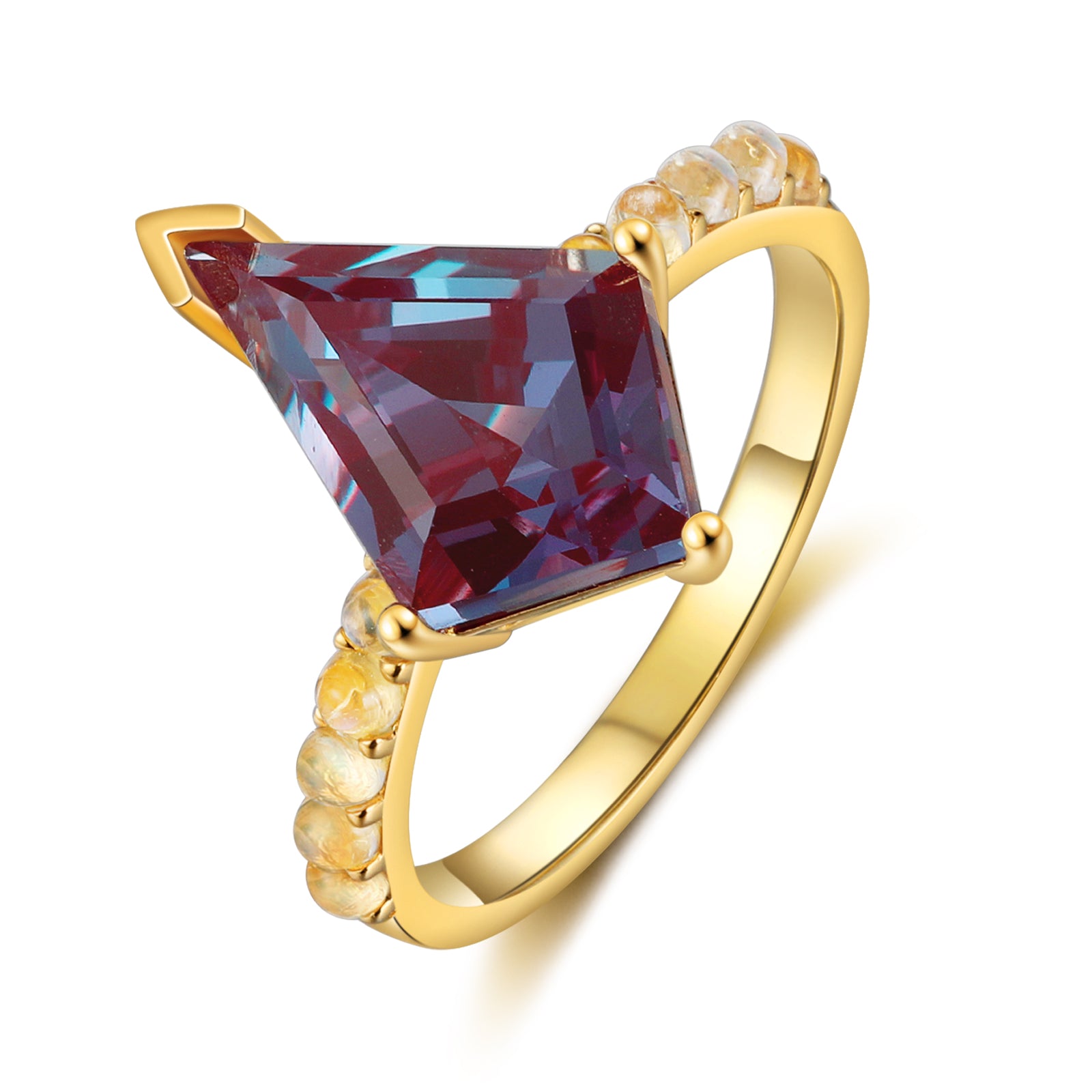 K Gold Alexandrite Ring - iYdr