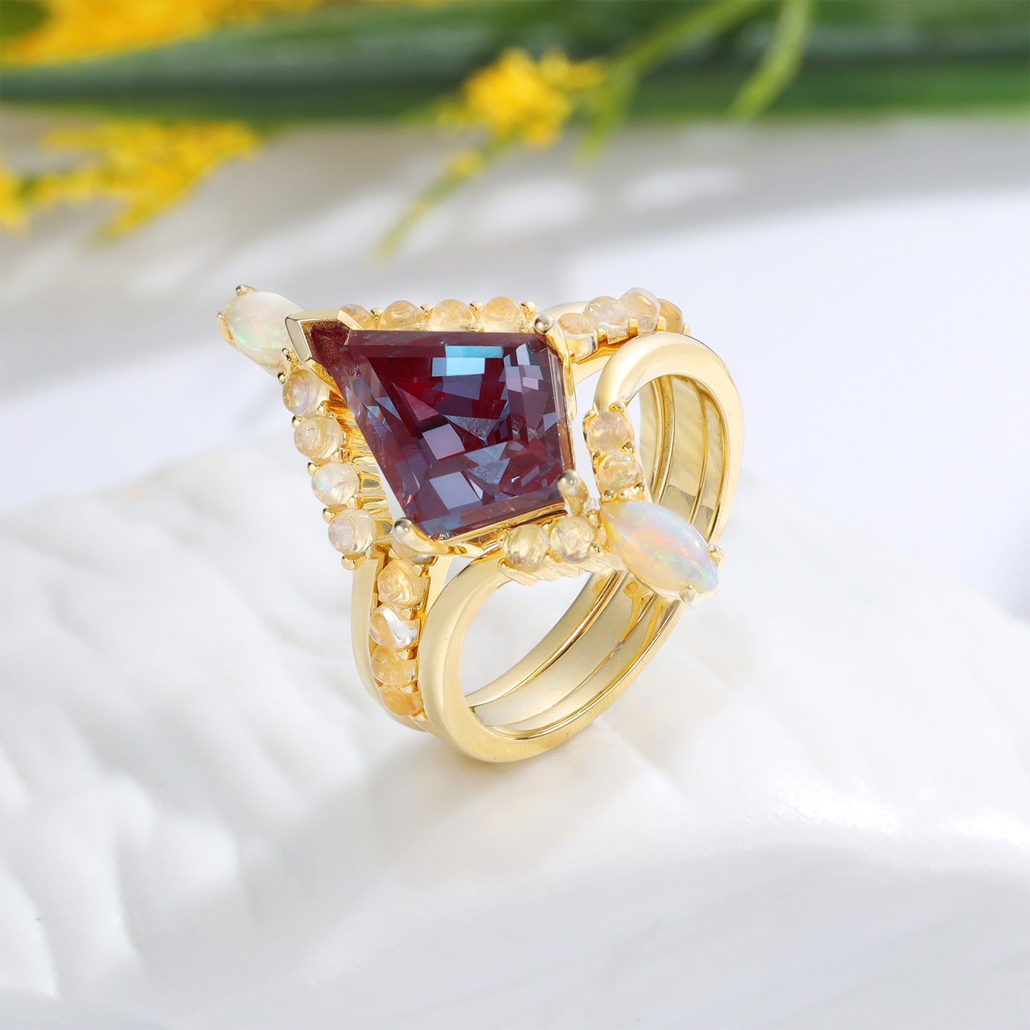 K Gold Alexandrite Ring - iYdr