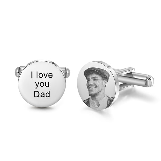 Personalized Stainless Steel Cufflinks