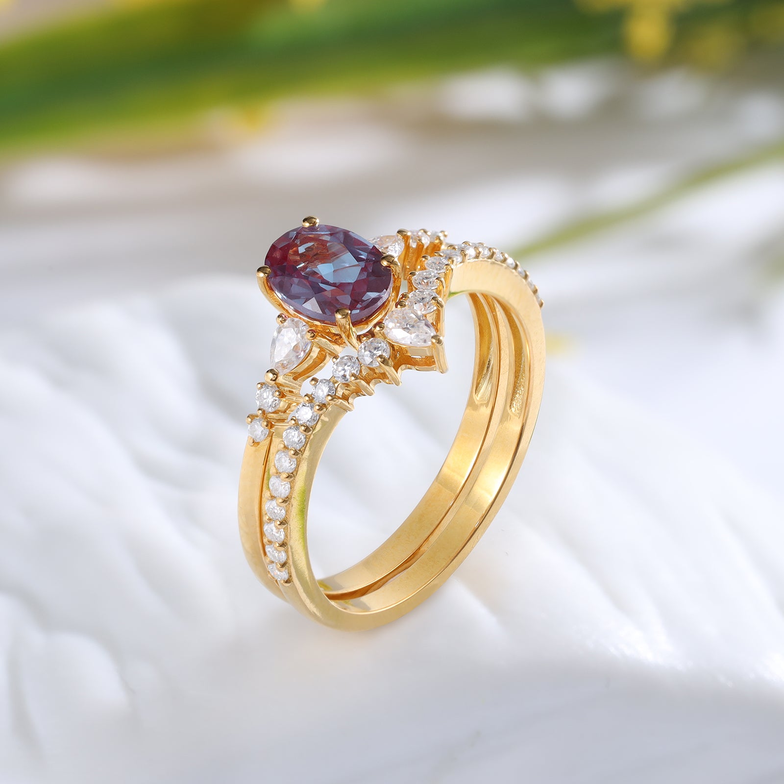 K Gold Alexandrite Ring - iYdr