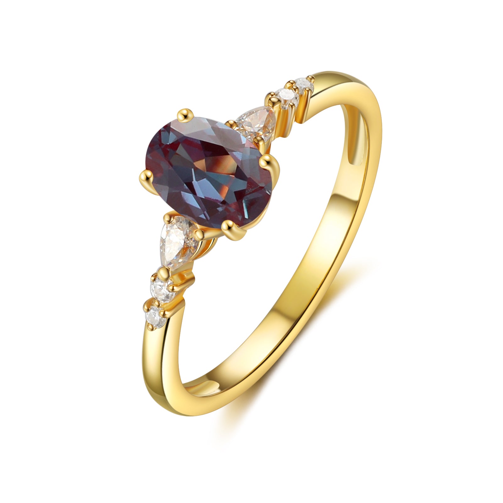 K Gold Alexandrite Ring - iYdr