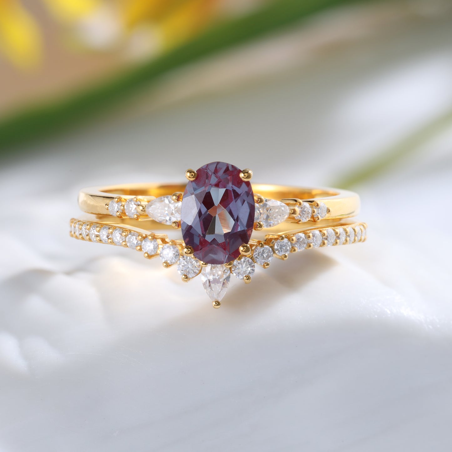 K Gold Alexandrite Ring - iYdr