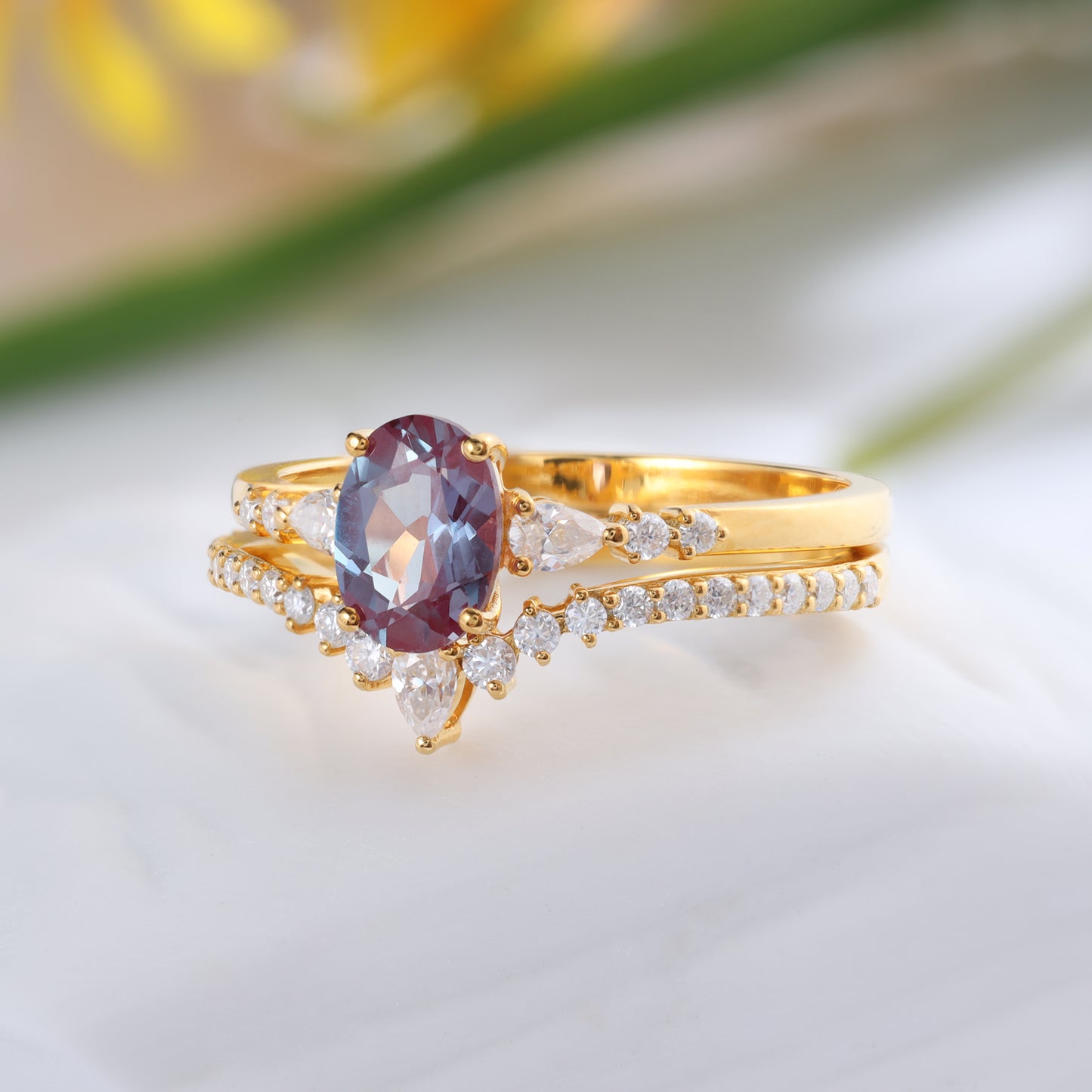 K Gold Alexandrite Ring - iYdr