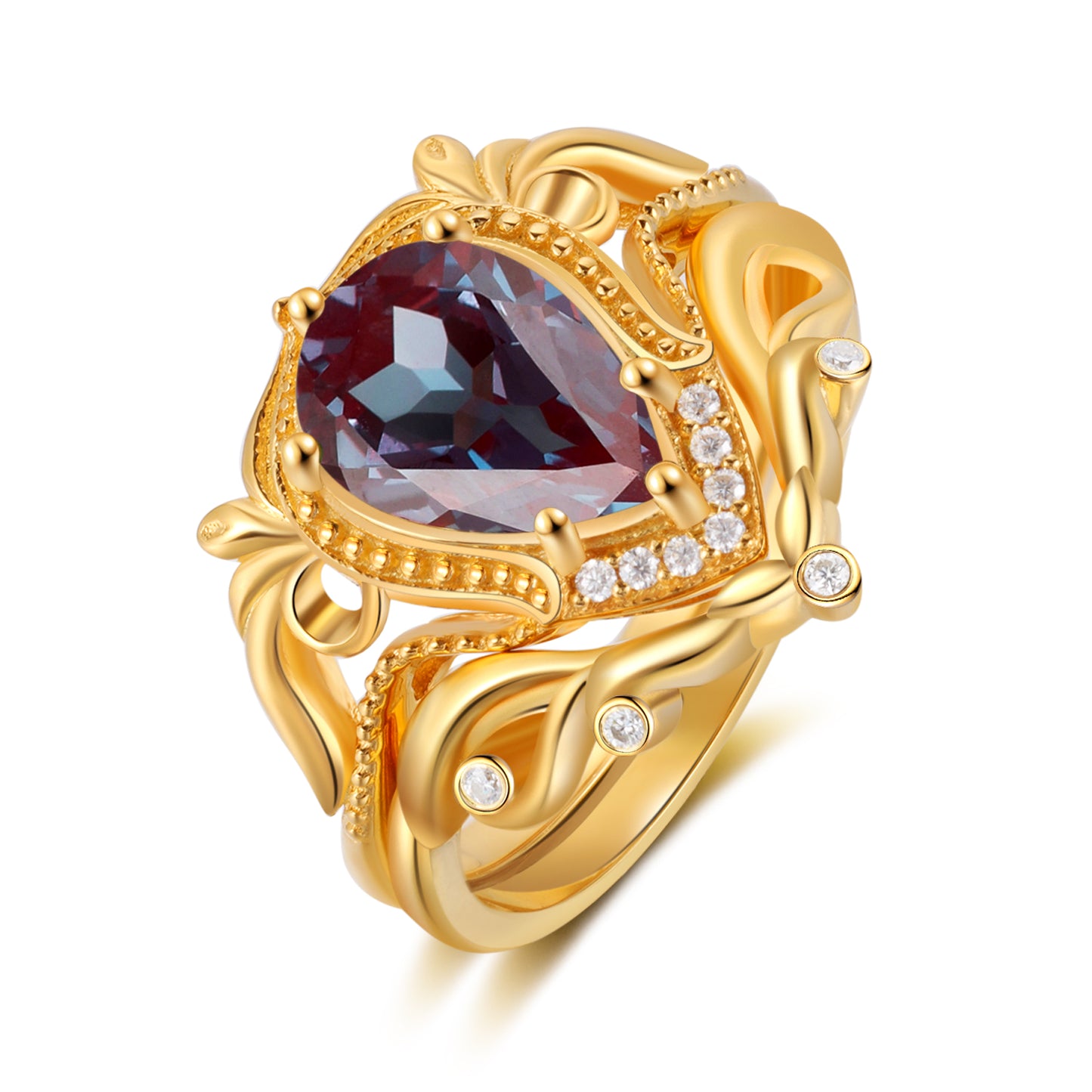 K Gold Alexandrite Ring - iYdr