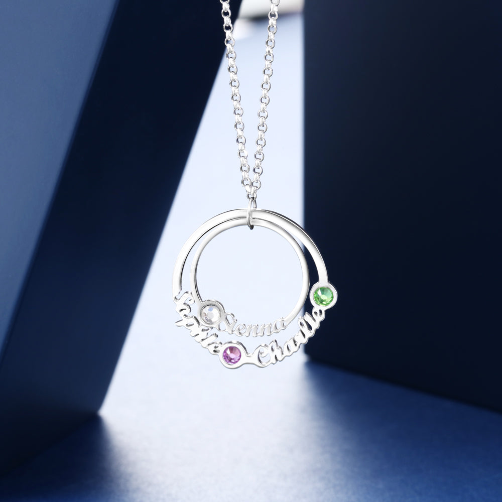 Personalized Birthstone Necklace - iYdr