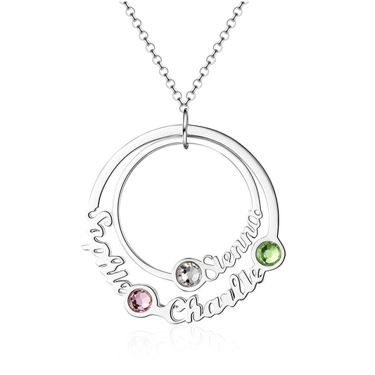 Personalized Birthstone Necklace - iYdr