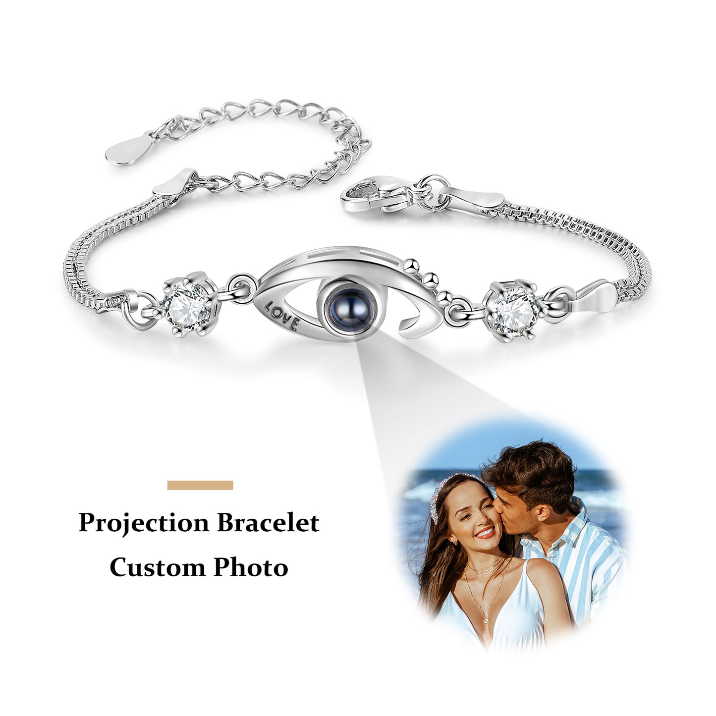 Custom Photo Projection Bracelet