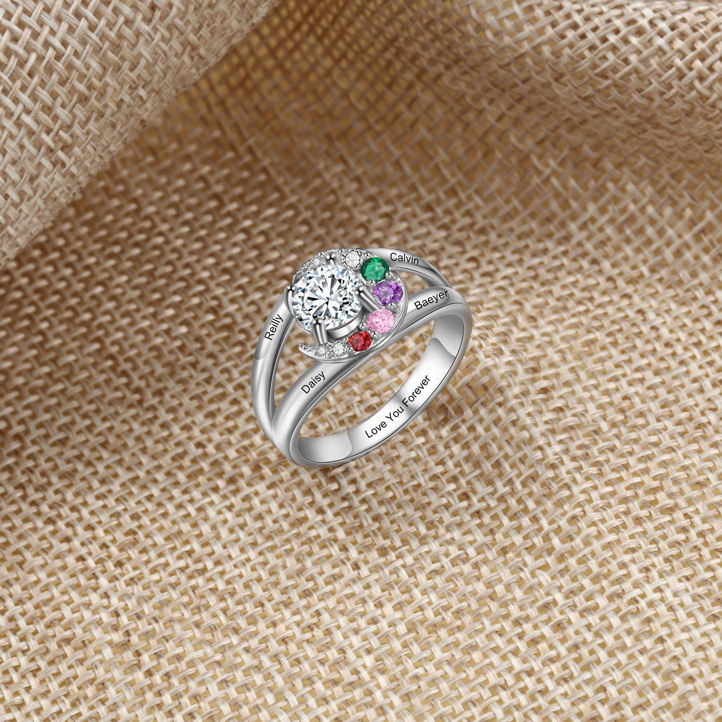 Custom Birthstone Ring