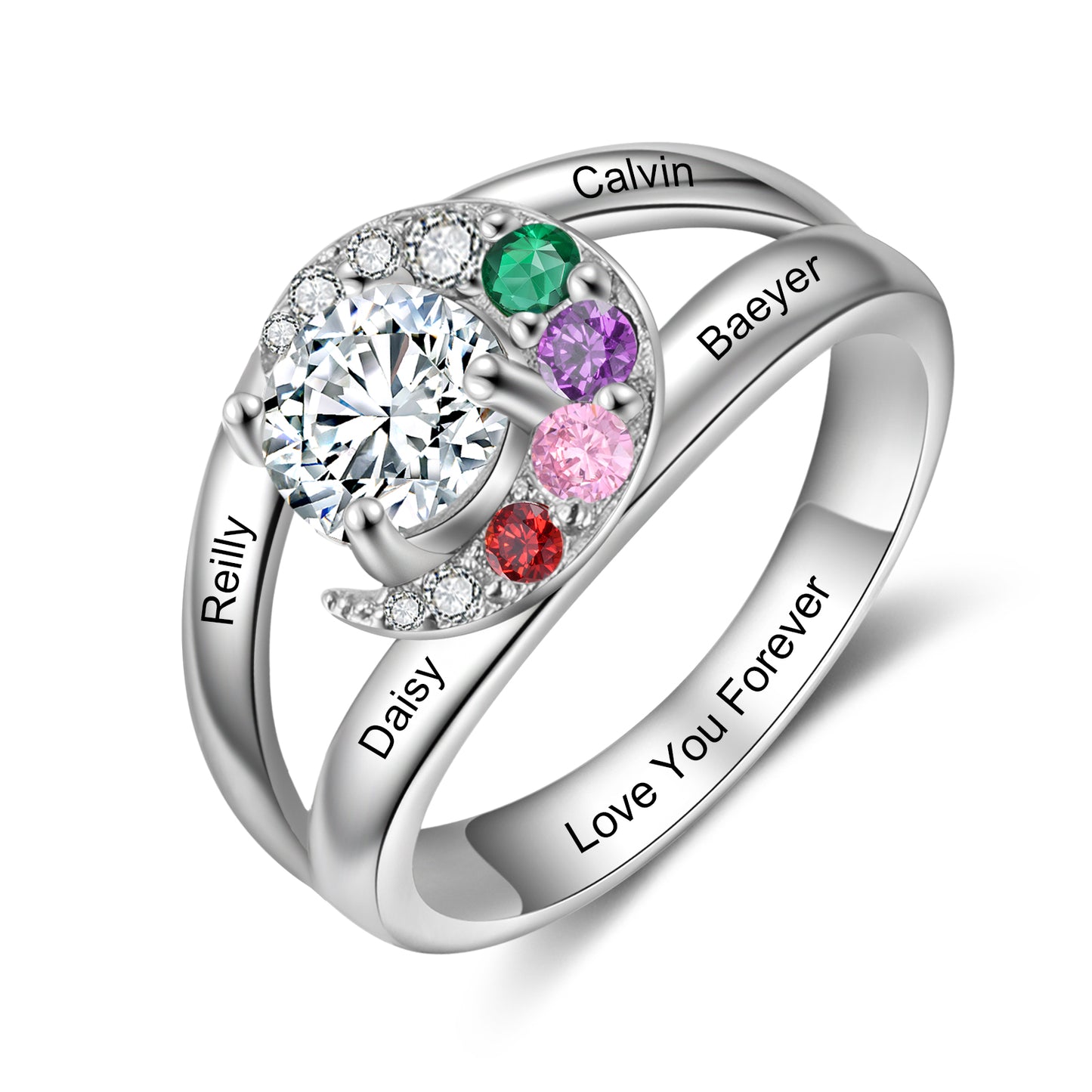 Custom Birthstone Ring