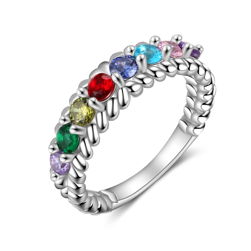 Custom Birthstone Ring