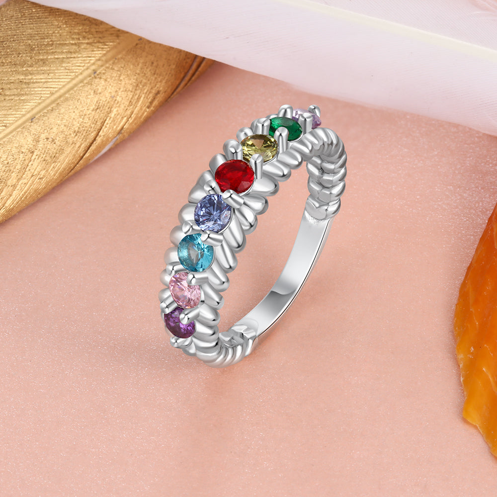 Custom Birthstone Ring