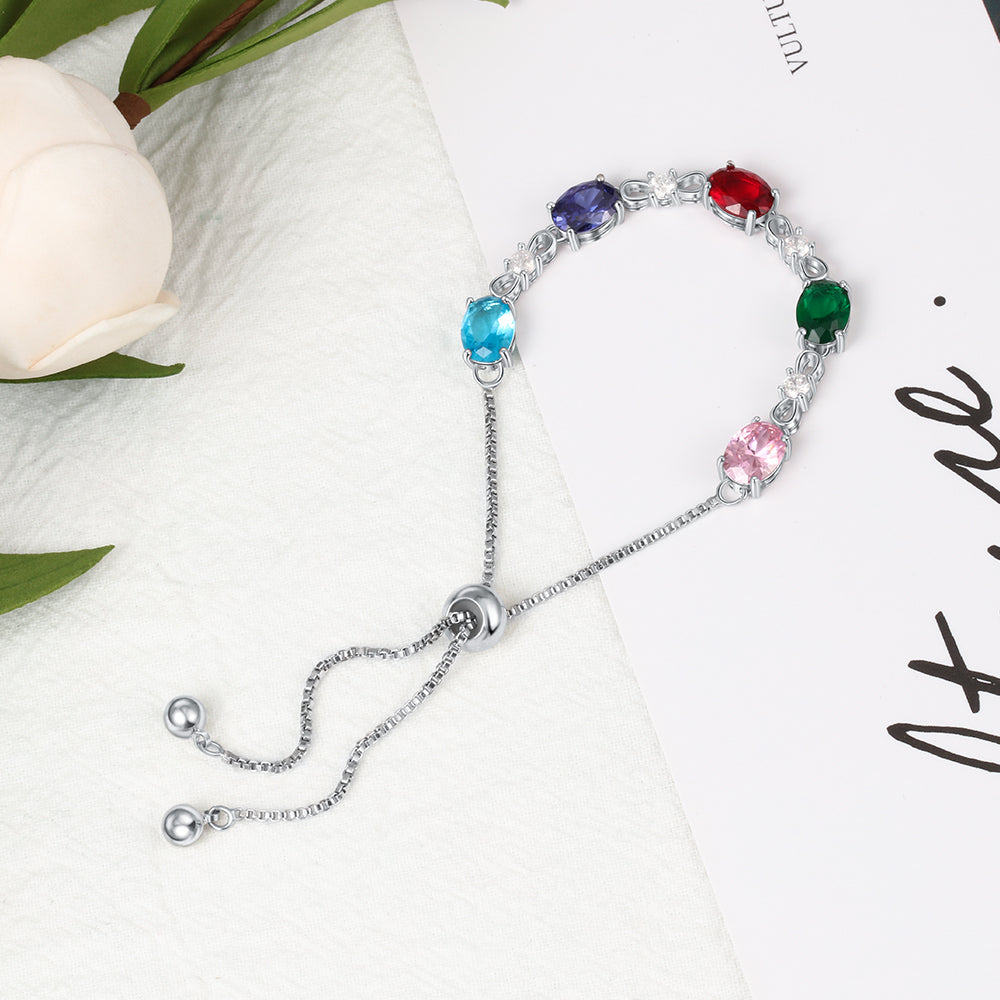 Custom Birthstone Bracelet