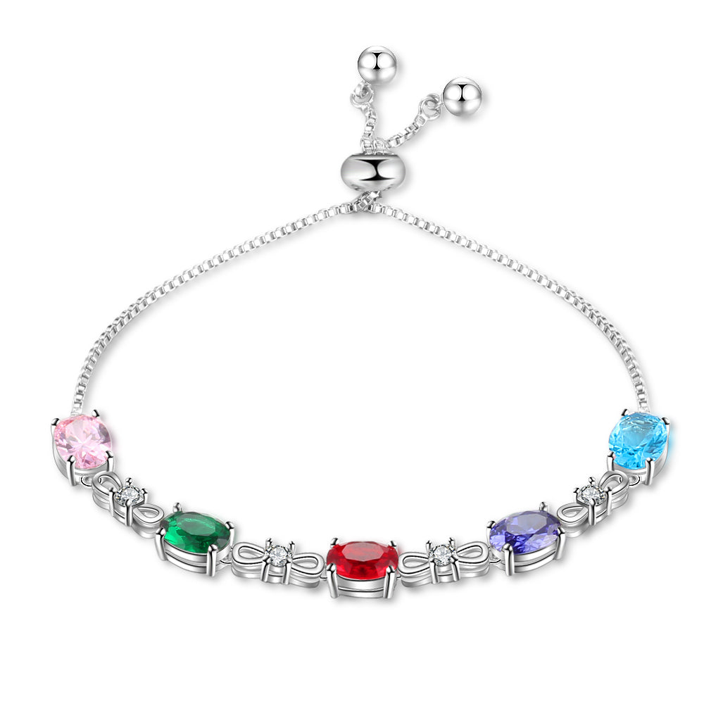 Custom Birthstone Bracelet