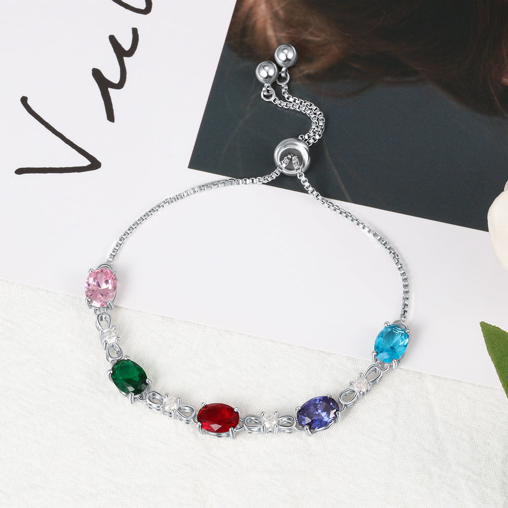 Custom Birthstone Bracelet