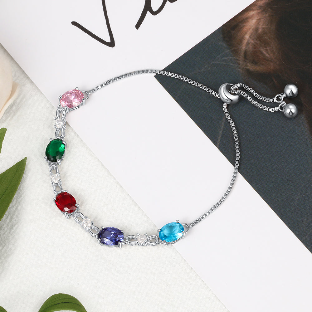 Custom Birthstone Bracelet