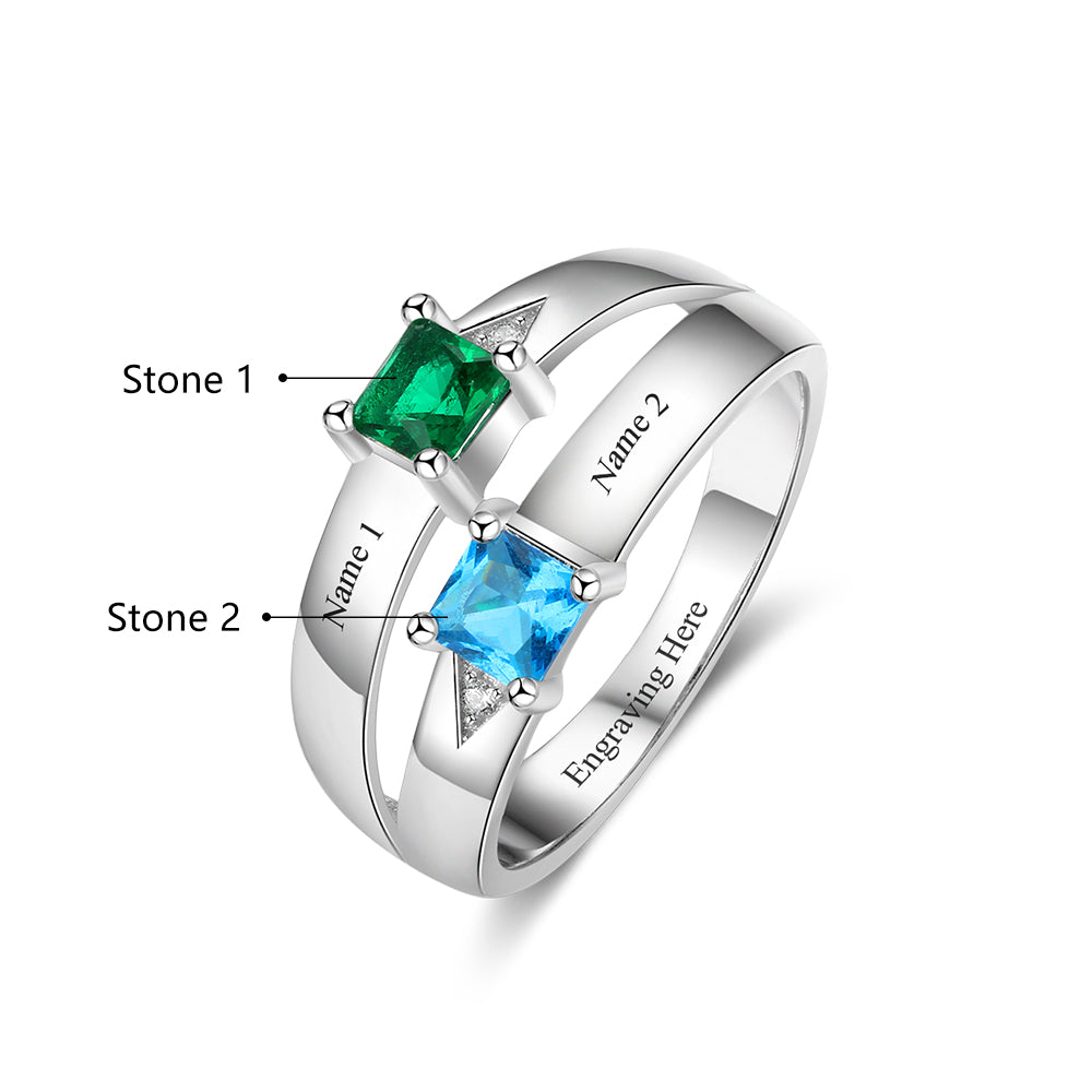 Custom Birthstone Ring