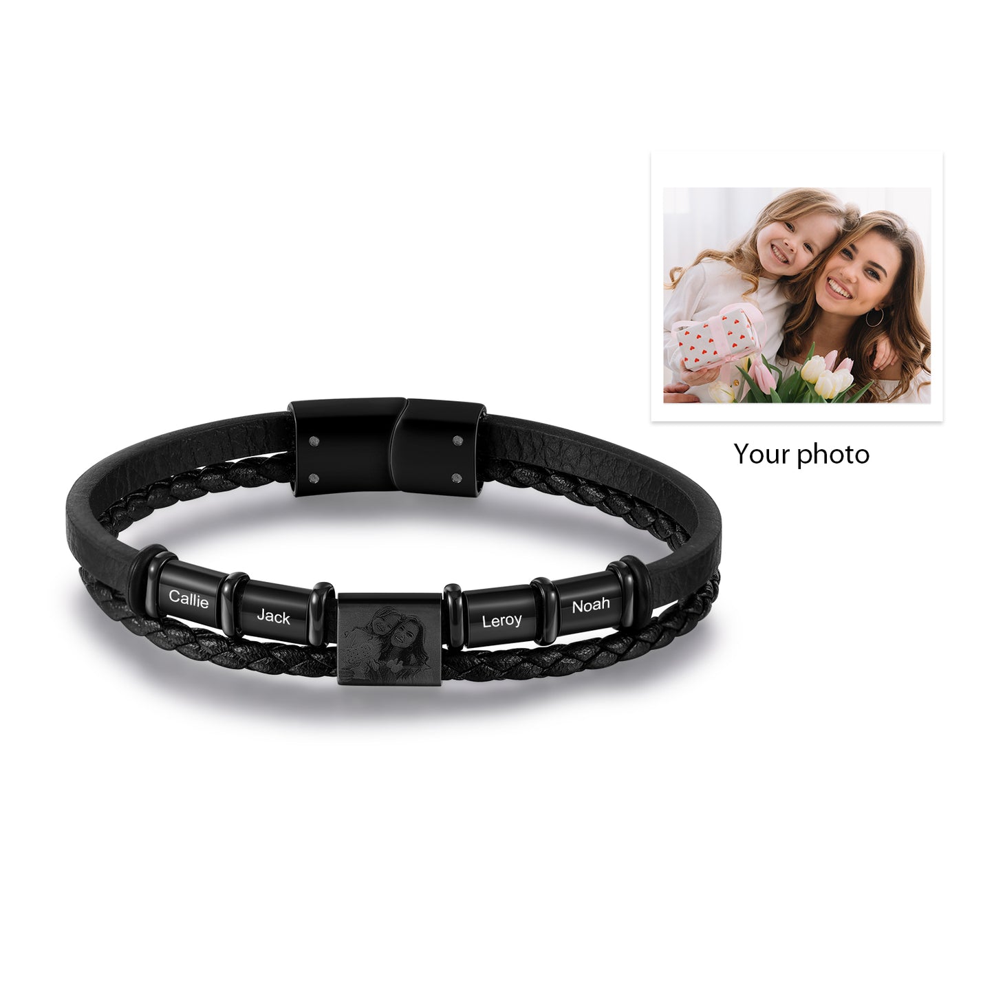 Custom Photo Stainless Steel Bracelet