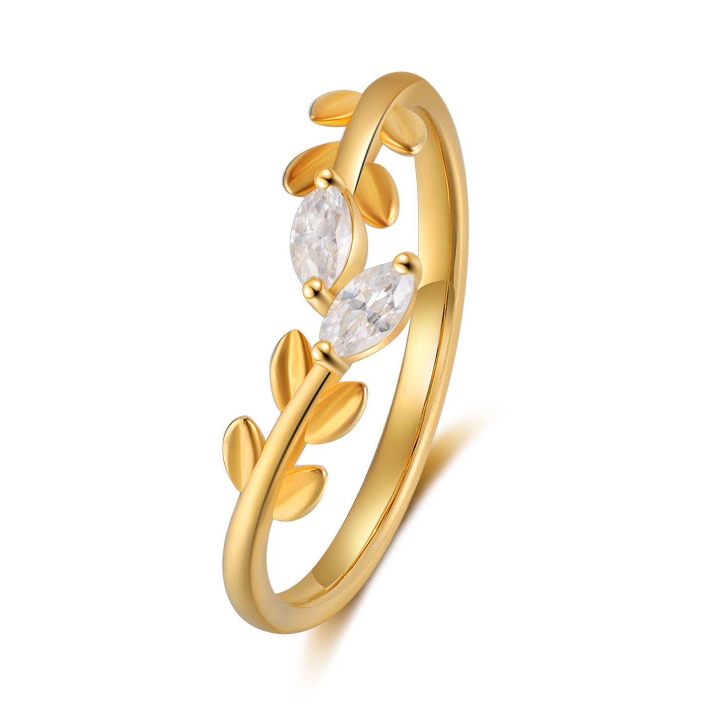 K Gold Natural Morganite Ring