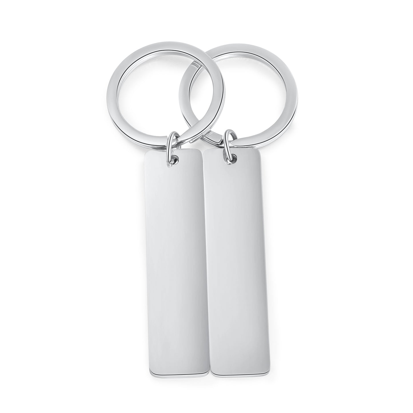 Stainless Steel Couple Keychain